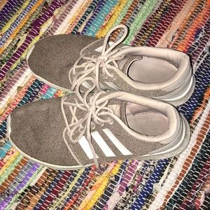 adias pink cloud foam sneakers